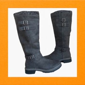 Gray Noel Boots JustFab Size 9.5